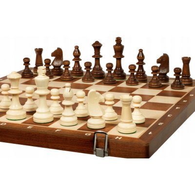 Dřevěné šachy Sunrise Lux 50 mm - výrobce Sunrise Chess & Games – Zboží Mobilmania