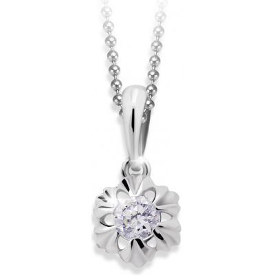 Cutie Jewellery Zlatý přívěsek pro děti C2213B-CZ White – Zboží Mobilmania