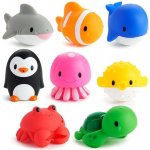 Munchkin Stříkající zvířatka do koupele ocean 8 ks – Sleviste.cz