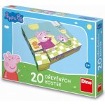 Dino kostky Peppa Pig Veselý den 20 kostek – Zboží Mobilmania