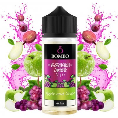 Bombo Shake & Vape Wailani Juice - Apple and Grape 40 ml – Zbozi.Blesk.cz