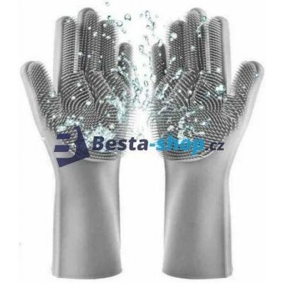 Silikonové rukavice na mytí – Sleviste.cz