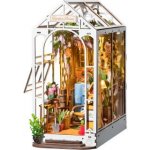 Robotime Rolife DIY 3D Zarážka na knihy: Zahradní domek s LED osvětlením 176 dílků 159825 – Zboží Dáma