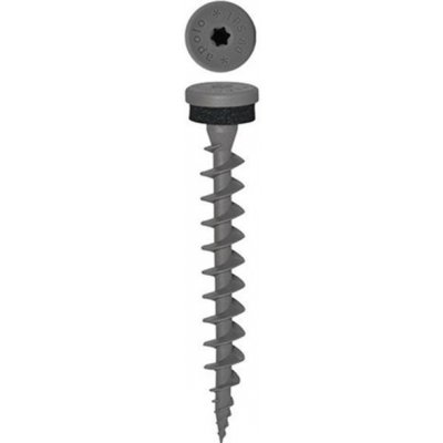 Šroub do polystyrenu IPS 80 / RAL 7016 šedá – HobbyKompas.cz