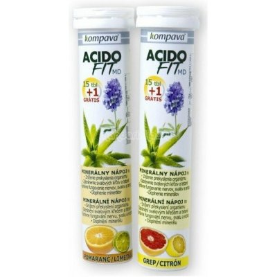 Kompava AcidoFit MD 16 tablet malina – Hledejceny.cz