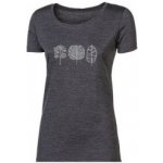 Progress VINKA "TREES" dámské merino triko šedý melír – Zboží Dáma