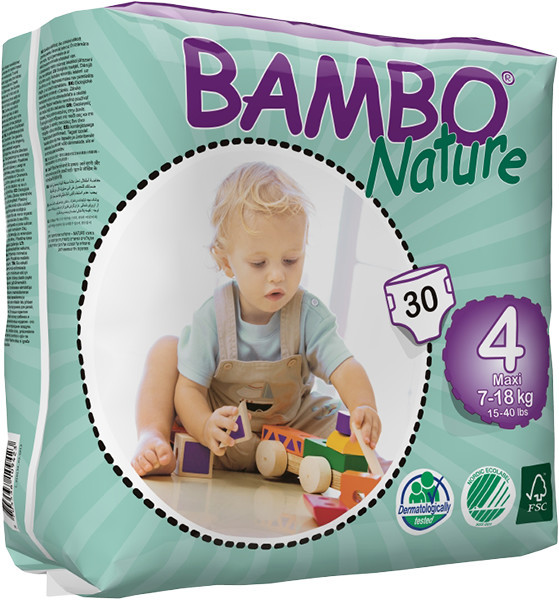 BAMBO Nature 4 Maxi 7-18 kg 30 ks