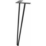 Stolová noha GS42 drátěná černá mat výška 710 mm – Sleviste.cz