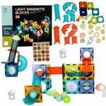 KIK KX5144_2 Svítící magnetická kuličková dráha 49 ks – Zboží Mobilmania