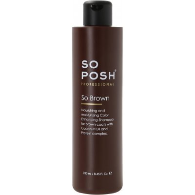 SO POSH šampon pro hnědou srst 250 ml – Zbozi.Blesk.cz