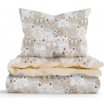 MKLuzkoviny.cz bavlna Povlečení Renforcé Kočičí invaze 140x200 70x90 – Hledejceny.cz