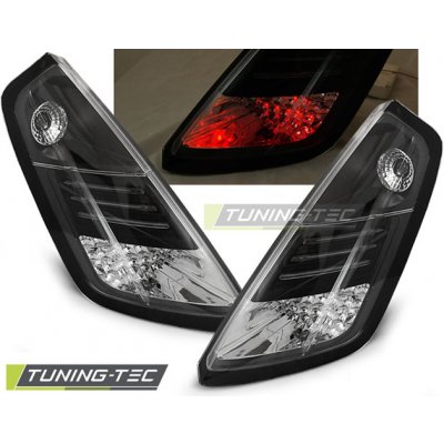 Zadní světla Fiat Grande Punto 05-09 - krystal/černé LED LDFI03 – Hledejceny.cz