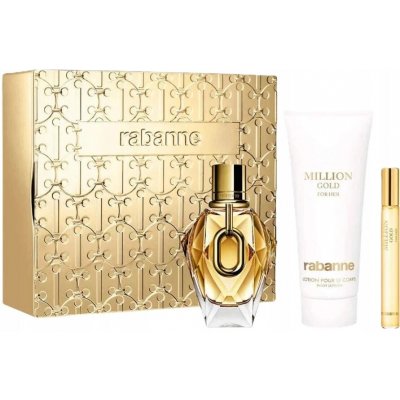 Rabanne Million Gold For Her EDP 90 ml + EDP 10 ml + tělové mléko 100 ml – Sleviste.cz