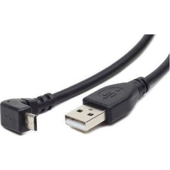 Gembird CCP-MUSB2-AMBM90-6 micro USB cable 2.0 AM-MBM5P 1,8m angled 90'' black