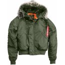 Alpha Industries bunda N2B VF59 sage green