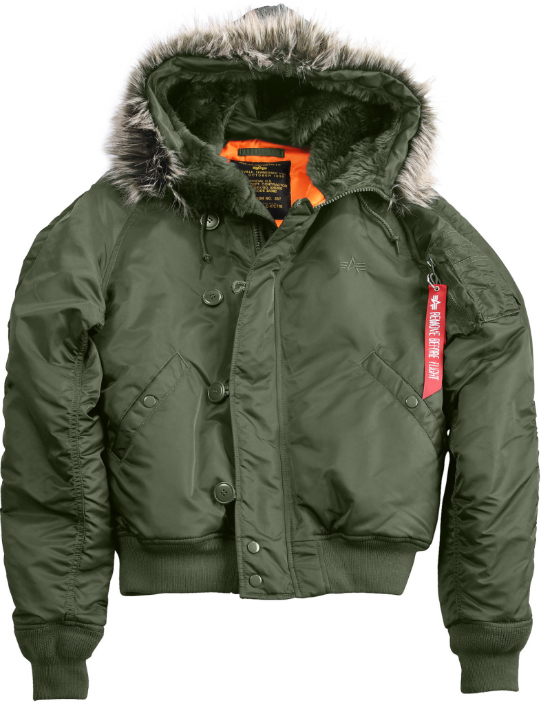 Alpha Industries bunda N2B VF59 sage green