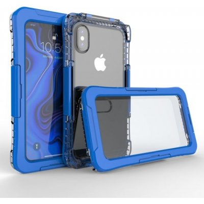 Pouzdro AppleKing voděodolné a extra odolné iPhone XS Max - modré – Zboží Mobilmania