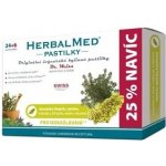 HerbalMed pastilky Jitrocel Mateřídouška Lípa Vitamín C 24+6 pastilek – Hledejceny.cz