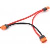 Kabel a konektor pro RC modely Spektrum kabel Y sériový IC3 baterie / 2x IC3 přístroj 15cm 13AWG