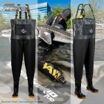 Vass Prsačky Brodící Kalhoty VASS Hybrid 700 Grey Camo – Hledejceny.cz