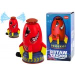LEAN Toys Vodní Raketa Postřikovač Vystřelovač Žralok Červený – Hledejceny.cz