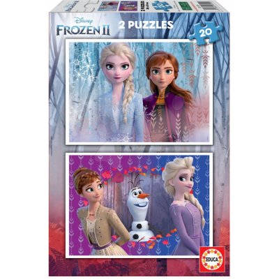Educa EDU18109 Frozen 2 Disney 2 x 20 dílků