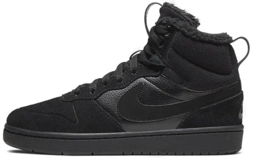 Nike Court Borough Mid 2 Boot bg black/black/black černá