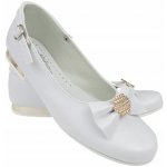 Miko 805 balerínky k prvnímu svatému přijímání dívčí lodičky bílé – Zboží Dáma