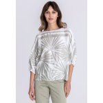 Tuzzi white dámská halenka béžová s potiskem – Sleviste.cz