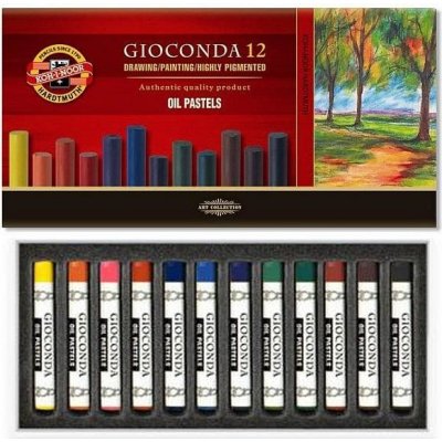 Olejové pastely Gioconda sada 12 barev Koh-i-noor 8352 – Zboží Dáma