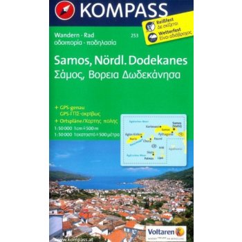 Kompass: WK 253 Samos Nördlicher Dodekanes 1:50 000