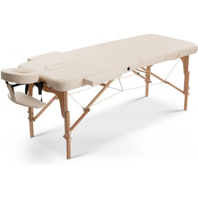 Fabulo USA Dřevěný masážní stůl Fabulo UNO Set 186x71 cm krémová 186 x 71 cm 13,2 kg – Hledejceny.cz