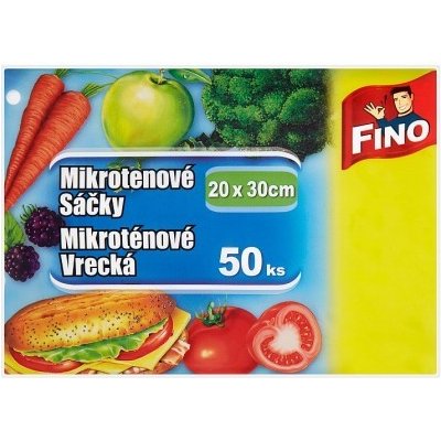 Fino mikrotenové sáčky 20 x 30 cm, 50 ks – Zbozi.Blesk.cz