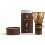 MOYA Chasen bambusová metlička na matcha čaj,tmavá, počet štětinek 100 – Zboží Mobilmania