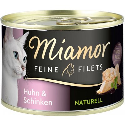 Miamor Feine Filets Naturell kuře a šunka 12 x 156 g