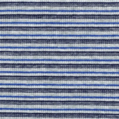 Moraviatex Patent žebro proužek šedé melé / modrý – Zboží Dáma