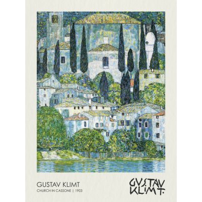Plakát, Obraz - Church in Cassone (1903), Gustav Klimt, 30 × 40 cm – Hledejceny.cz