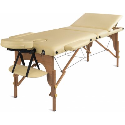 Medimas Masérské lehátko skládací Prosport 3 MOBI - béžové třízónové dřevěné Kód zboží: 2SB – Zboží Dáma