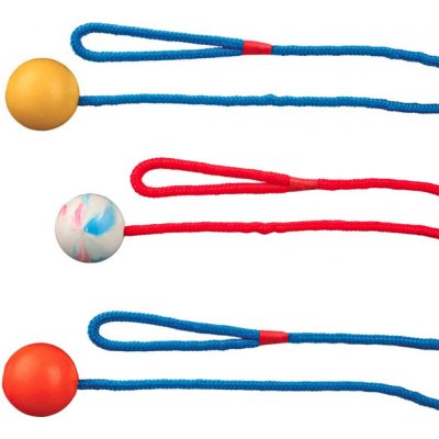 Trixie vrhací míč z tvrdé gumy na šňůře 5 cm/1m – Zboží Mobilmania