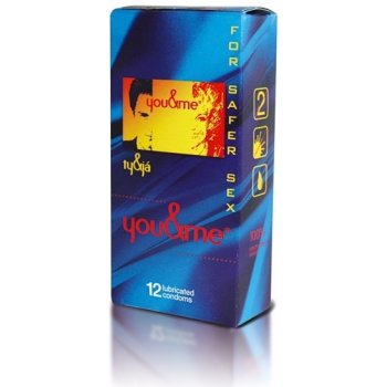 You&Me lubricated condoms 12 ks