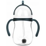 AKUKU kouzelná láhev s brčkem a závažím 280 ml tmavě modrá – Zboží Dáma