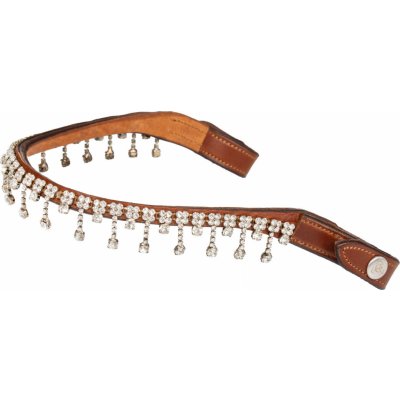 Acavallo Čelenka Queen cognac CRYSTAL TRASPARENT – Zboží Dáma