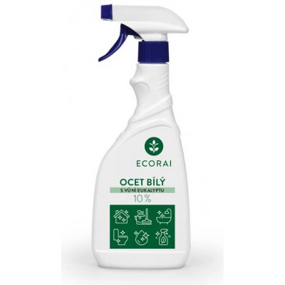 Ecorai Ocet bílý 10 % s vůní eukalyptu 500 ml rozprašovač – Zboží Dáma