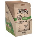 Sušené maso Jihočeské Jerky Zvěřinové natur 20 x 20 g – Zboží Dáma