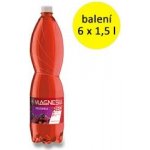 Magnesia Red ochucená minerální voda Brusinka 6 × 1,5 l – Hledejceny.cz