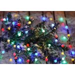 MagicHome Řetěz Vánoce Cherry Balls 100 LED multicolor IP44 8 funkcí osvětlení L-9,90 m ST8091142 – Hledejceny.cz