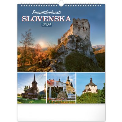 Baagl Nástenný Pamätihodnosti Slovenska 30 × 34 cm 2024 – Zbozi.Blesk.cz