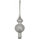 ORNEX Špice skleněná stříbrná kuličky 280 mm – Hledejceny.cz