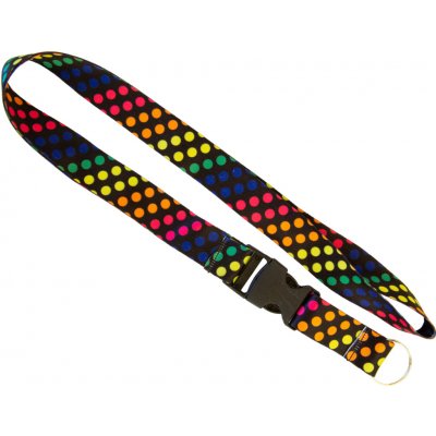 Šňůrka na krk Popruh puntíky – Hledejceny.cz