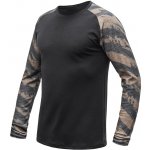 Sensor merino IMPRESS pánské triko dl.rukáv černá/cosmos – Zboží Dáma